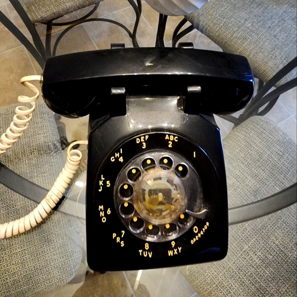 Vintage Stromberg Carlson Rotary Telephone Black Phone good condition - Picture 1 of 12